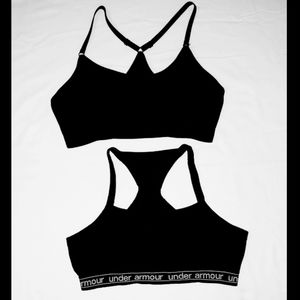 2 Black Sport Bras